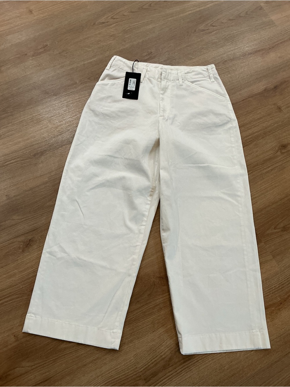NWT Rag & Bone cream Hudson pants size 6